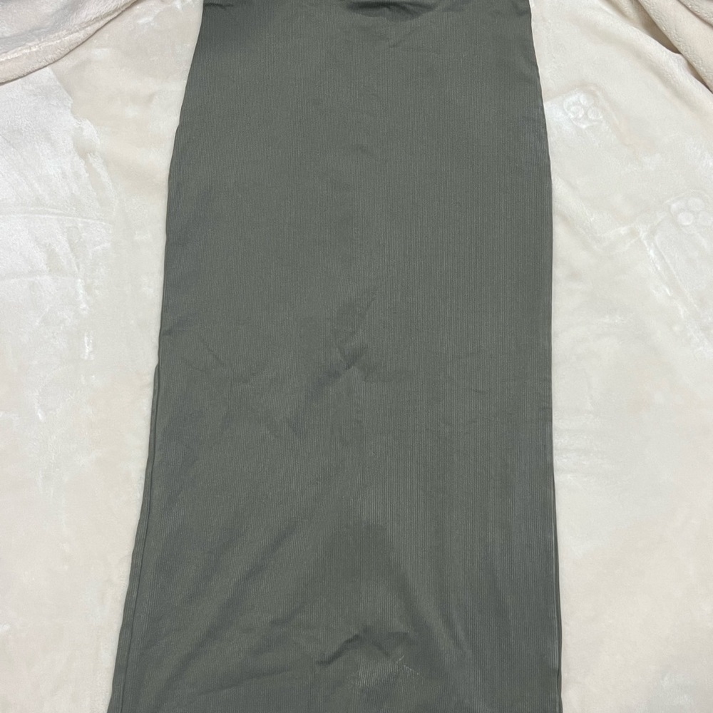 Elegant Green Gray Women's Skirt